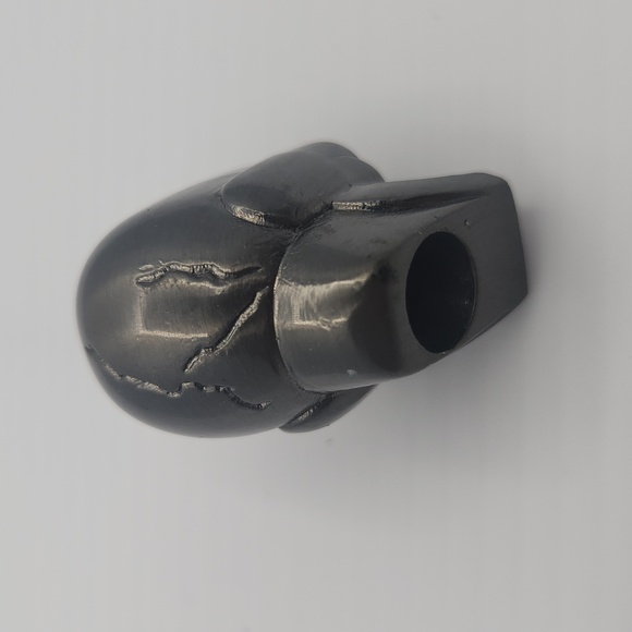 Solid skull large hole bead hematite? - Picture 3 of 5